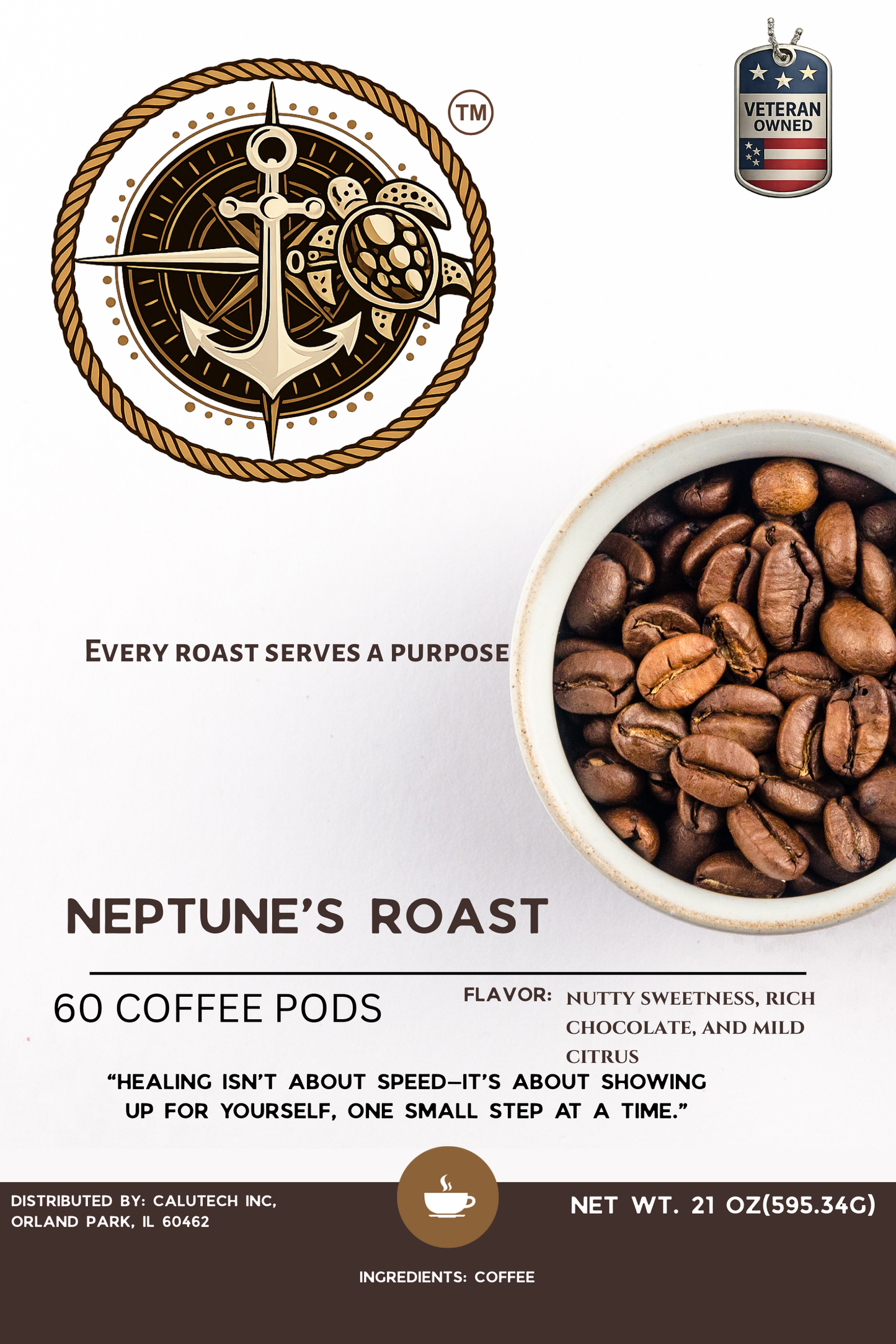 Neptune’s Roast – 60 Pack Single Serve Coffee Capsules